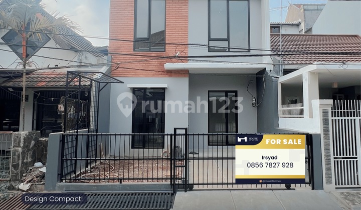 Dijual Rumah Bintaro Kondisi Baru Design Compact Siap Huni