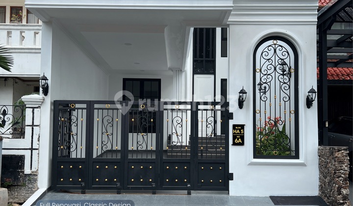 Dijual Rumah Bintaro Full Renovasi Bergaya Classic Design