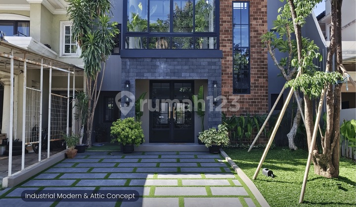 Dijual Rumah Baru Di BSD Begaya Industrial Modern & Attic Concept