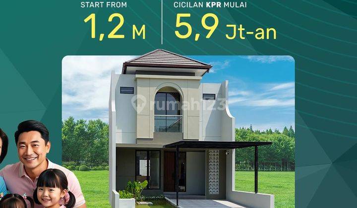 Rumah Baru 2 Lantai Citraland Kedamean Gresik 1