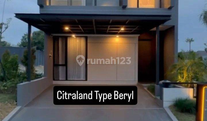 Rumah Baru 2 Lantai Citraland High Ceiling Ada Walk In Closet Bisa Kpr Ada Balkon Ada Taman 1