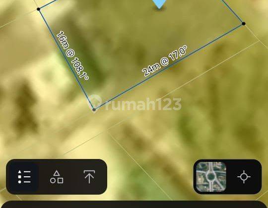 Cheap land 330m2 in the Kampial villa area IDR 4.5 million/m2 2