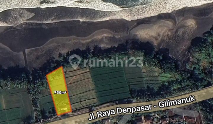 Jembrana Beach Land and Main Road 750m² IDR 4.5 million/m²