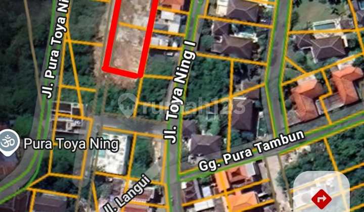 Leasehold land at Toyaning Ungasan 6 Are, IDR 15 million per Are per year. Leasehold land at Toyaning Ungasan 6 Are, IDR 15 million per Are per year.