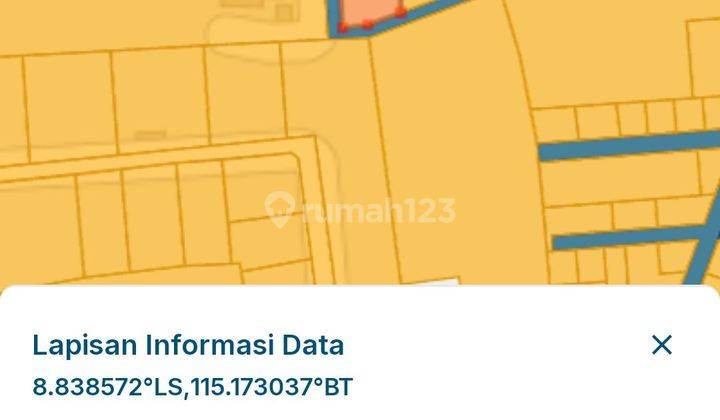 Lease hold land ocean view Pandawa 4,2 are idr 15 Mill/Ara/years 1