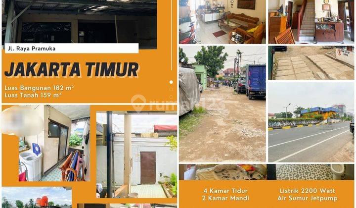 Rumah siap huni di Jln Pramuka Jakarta Timur 1