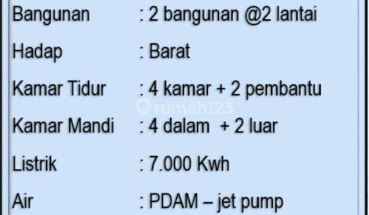 Rumah siap huni cocok buat kantor 2 Lantai 2