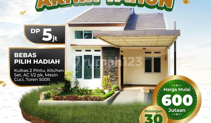 Rumah Siap Huni di Jatiasih, Bebas Banjir, Cukup DP 5 Juta 1