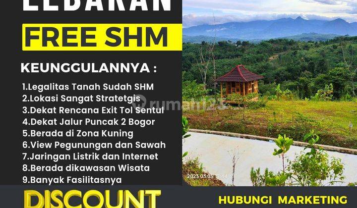 Kavling Strategis Dekat Jakarta, Sudah SHM, View Cantik 6