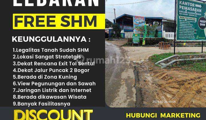 Kavling Strategis Dekat Jakarta, Sudah SHM, View Cantik 9