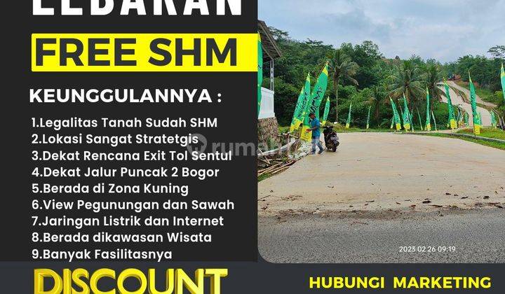 Kavling Strategis Dekat Jakarta, Sudah SHM, View Cantik 10