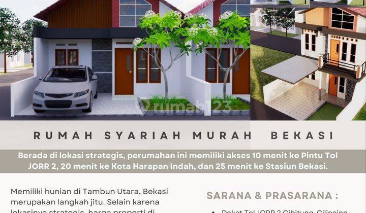 Rumah Terjangkau di Tambun Utara, KPR Tanpa BI Checking 2