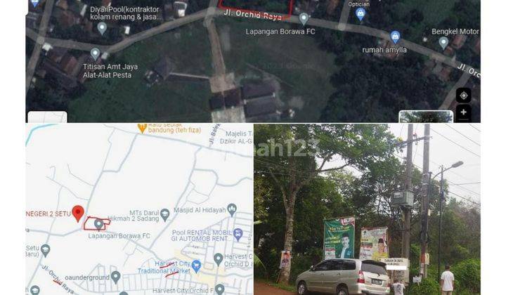 Di Jual Cepat, Tanah , di Depan Sma N 2 Setu Bekasi, Jalan Orchid Raya Harvest City 2