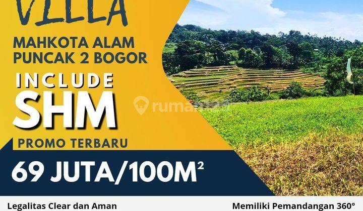 Kavling Villa Dekat Jalan Raya Puncak Dua Dan Sudah SHM 1