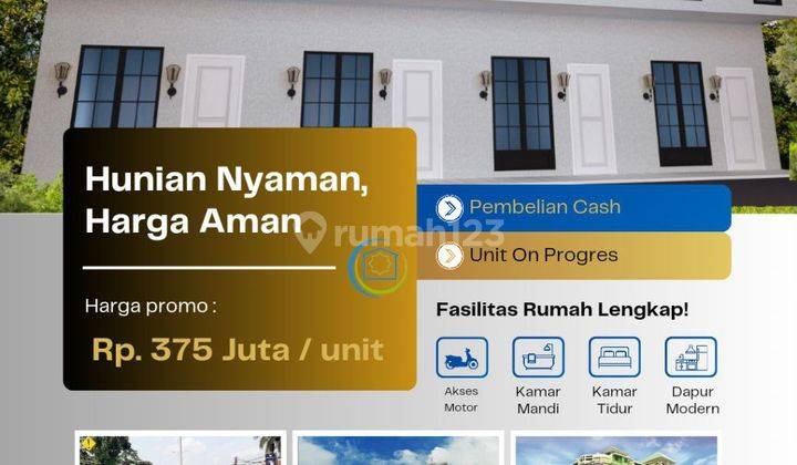 Hunian 2 Lantai Harga 1 Lantai Dekat Pasar Kramatjati 1