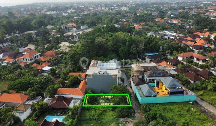 Tanah datar lingkungan villa di kerobokan, Akses jalan 5 meter 2