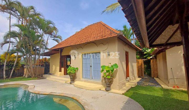 Villa View Sawah Seharga Tanah di Ubud 3 Kamar Tidur 1