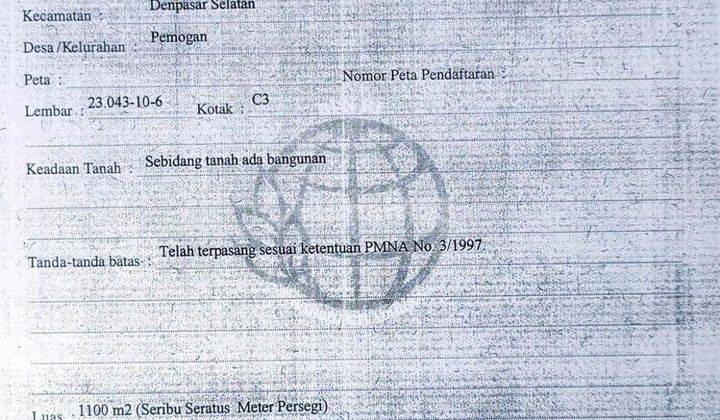 Tanah bonus bangunan toko di jalan utama pamogan, akses jln 8 meter 6