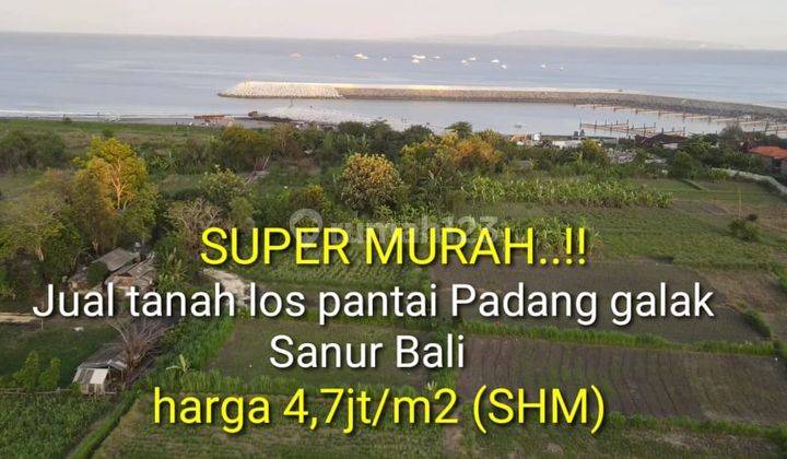 Tanah super murah Los pantai matahari terbit Sanur, akses jln 8 meter 1