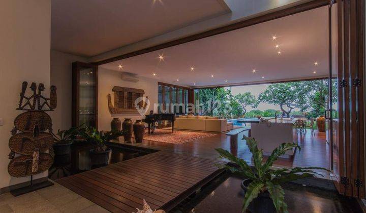 luxury villa view laut depan pantai jerman kuta, 4 kmr tidur 1