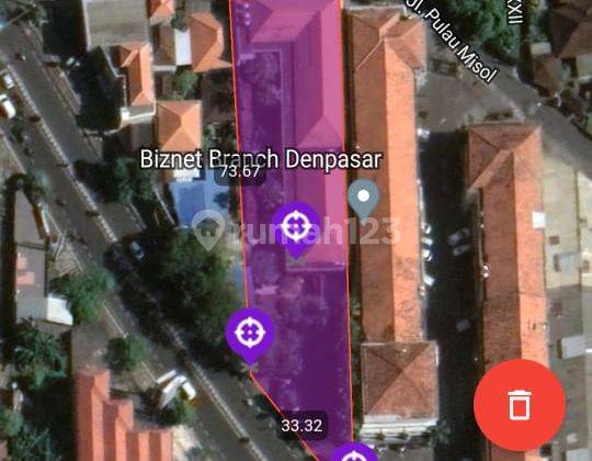 Murah meriah gedung 2 lantai seharga tanah kosong di jalan raya utama teuku umar 1