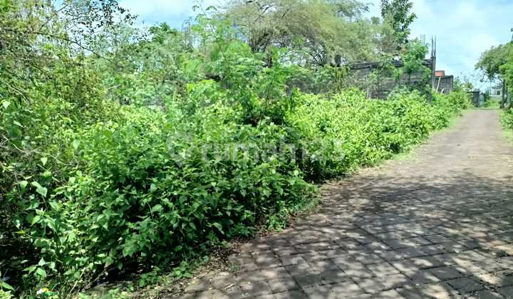 Tanah lingkungan villa di taman mumbul nusa dua akses jalan paving 3