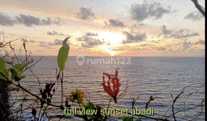 Tnh Los tebing pantai Uluwatu Full View laut & Sunset akses jln 6 meter 5