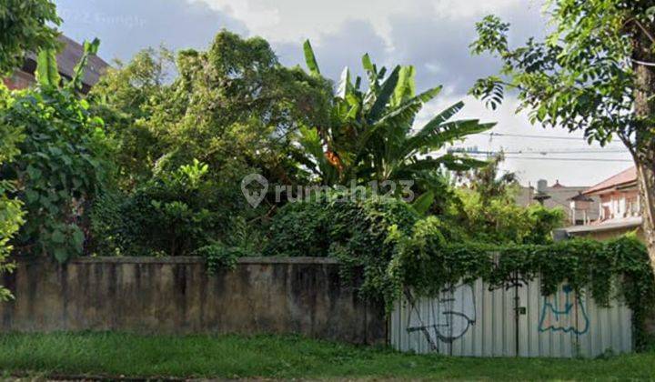 Tanah di jalan utama sentral denpasar, sudah tembok keliling akses jln 14 mtr 2