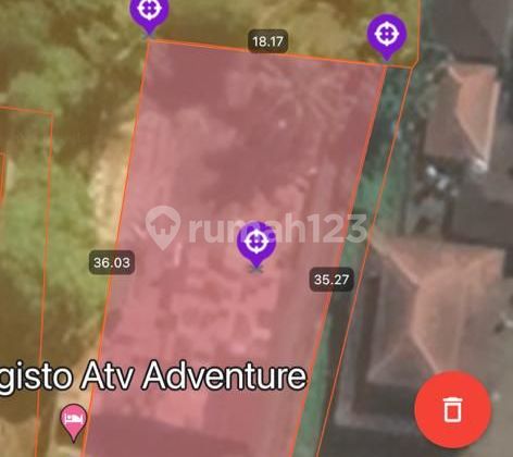 Tanah kawasan villa mewah di gianyar akses jalan 5 meter