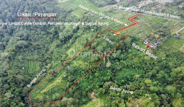 Tanah murah los tebing dan view gunung, kontur terasering 2