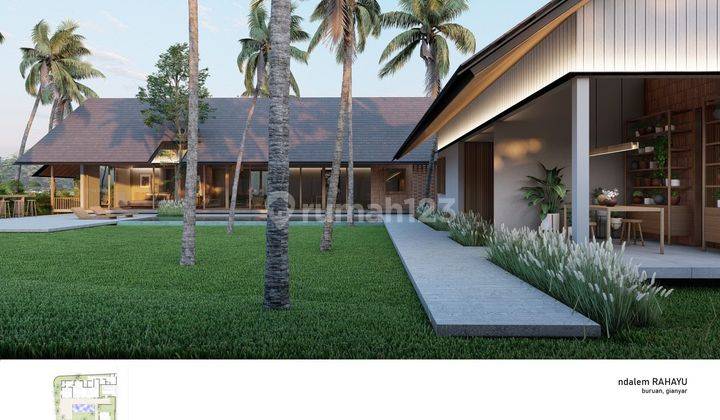 Tanah view hamparan sawah di blahbatuh Ubud,  free layout villa 7