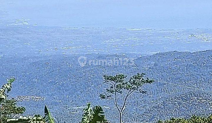 Tanah view gunung dan danau di buleleng, kontur tanah tinggi 2