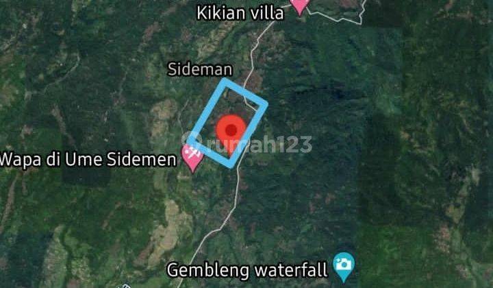 Tanah los sungai view sawah dan gunung, bonus setplan 16 unit 1