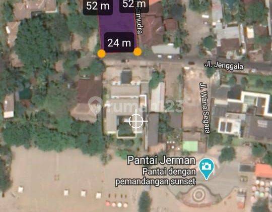 tanah murah di jalan raya wana segara kuta, 50 meter ke pantai kuta 2