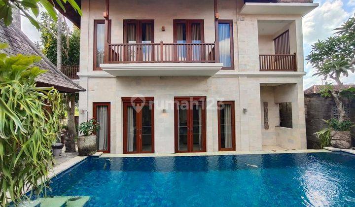 Villa mewah view sawah yang menawan di Ubud, 3 kamar tidur 2