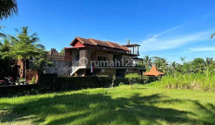 Villa baru view sawah dan gunung 20 menit dari sentral Ubud, bangunan 2 lantai 1