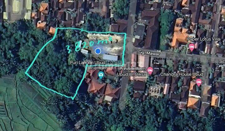 Land on Jalan Suweta Central Ubud, 5 meter road access 2