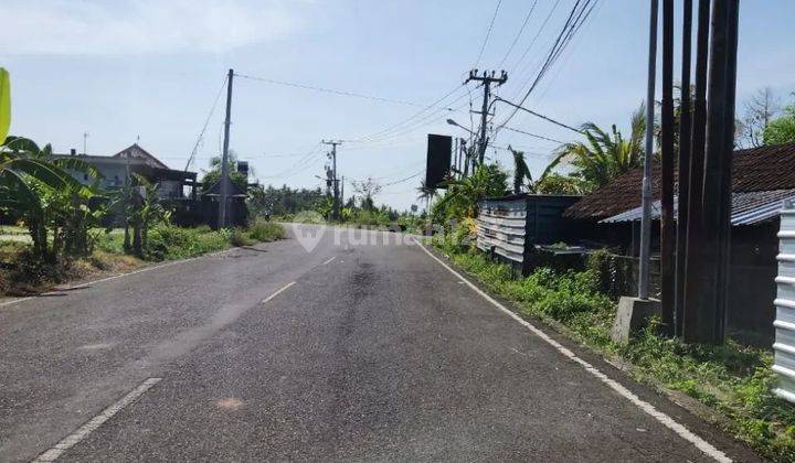 Tanah di jalan utama kebo iwa Tabanan, akses jalan 10 meter 2