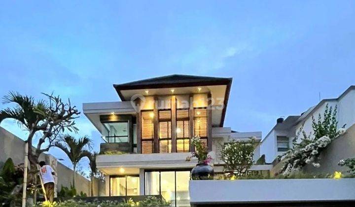 Luxury villa infinity pool view laut dan GWK di goa gong, Jimbaran, 1