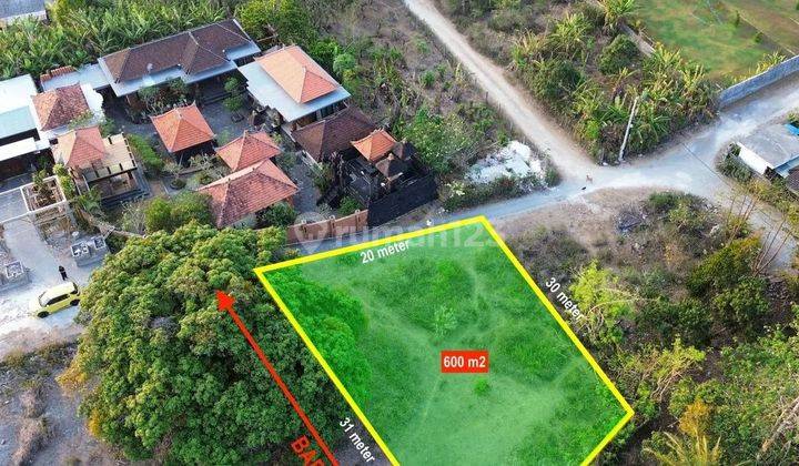 Tanah di uluwatu, lebar depan 20 meter kontur tanah datar 2