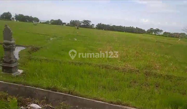 Medewi surfing beach land, full view of sunset, flat land contours 2