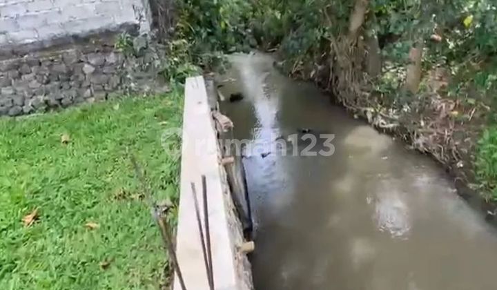 Tanah Los sungai sudah pondasi keliling di pantai berawa Canggu Tanah Los sungai sudah pondasi keliling di pantai berawa Canggu