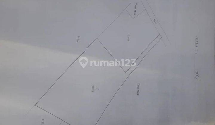 Flat contour land in villa environment, 5 meter private road access 2