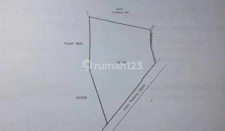 Land in Padang Galak, Sanur, Radius 300 meters to the beach 1