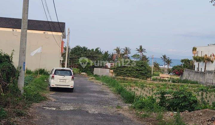 Tanah full view laut, lingkungan villa mewah, sudah tembok keliling 1