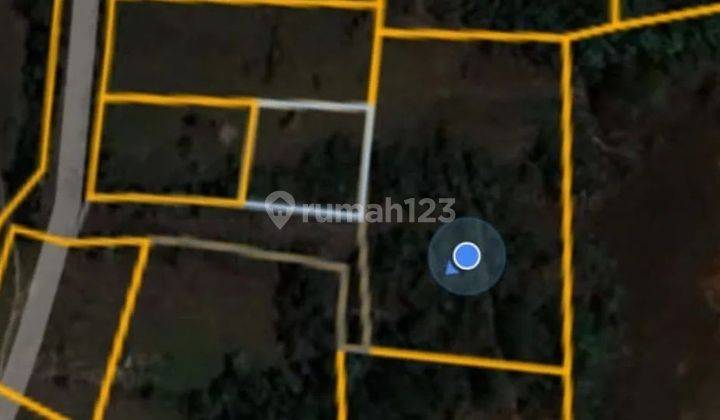 Land with sea view in Jimbaran, elevated land contour, road access 5 meters 2