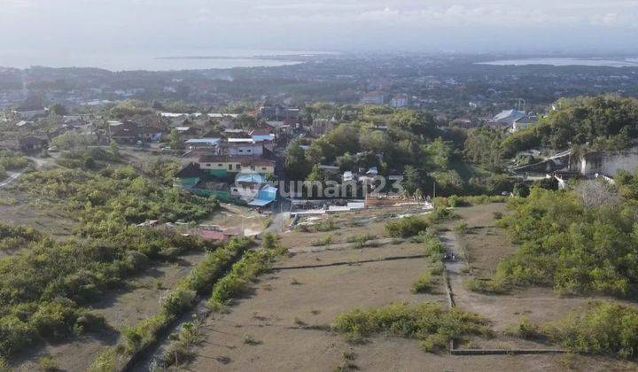 Land with sea view in Jimbaran, elevated land contour, road access 5 meters 1