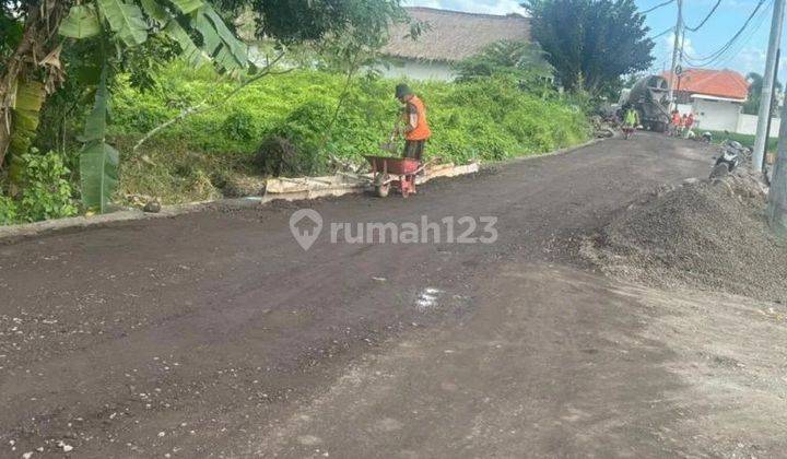 Tanah view sawah kawasan villa komersil di Canggu 1