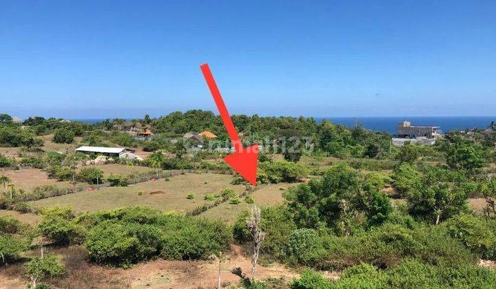 Premium sea view land near Melasti beach, facing south 1