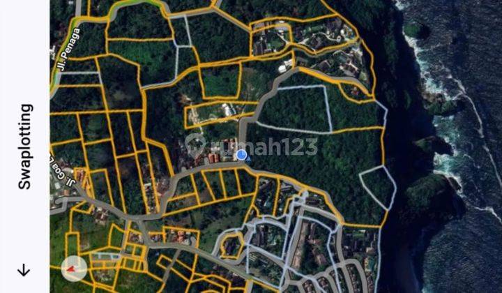 commercial land los Uluwatu beach cliff access road 7 meter asphalt 2